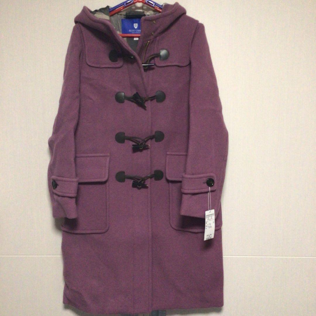 美品❤️ブルーレーベルクレストブリッジ　メルトンダッフルロングコート未使用タグ付