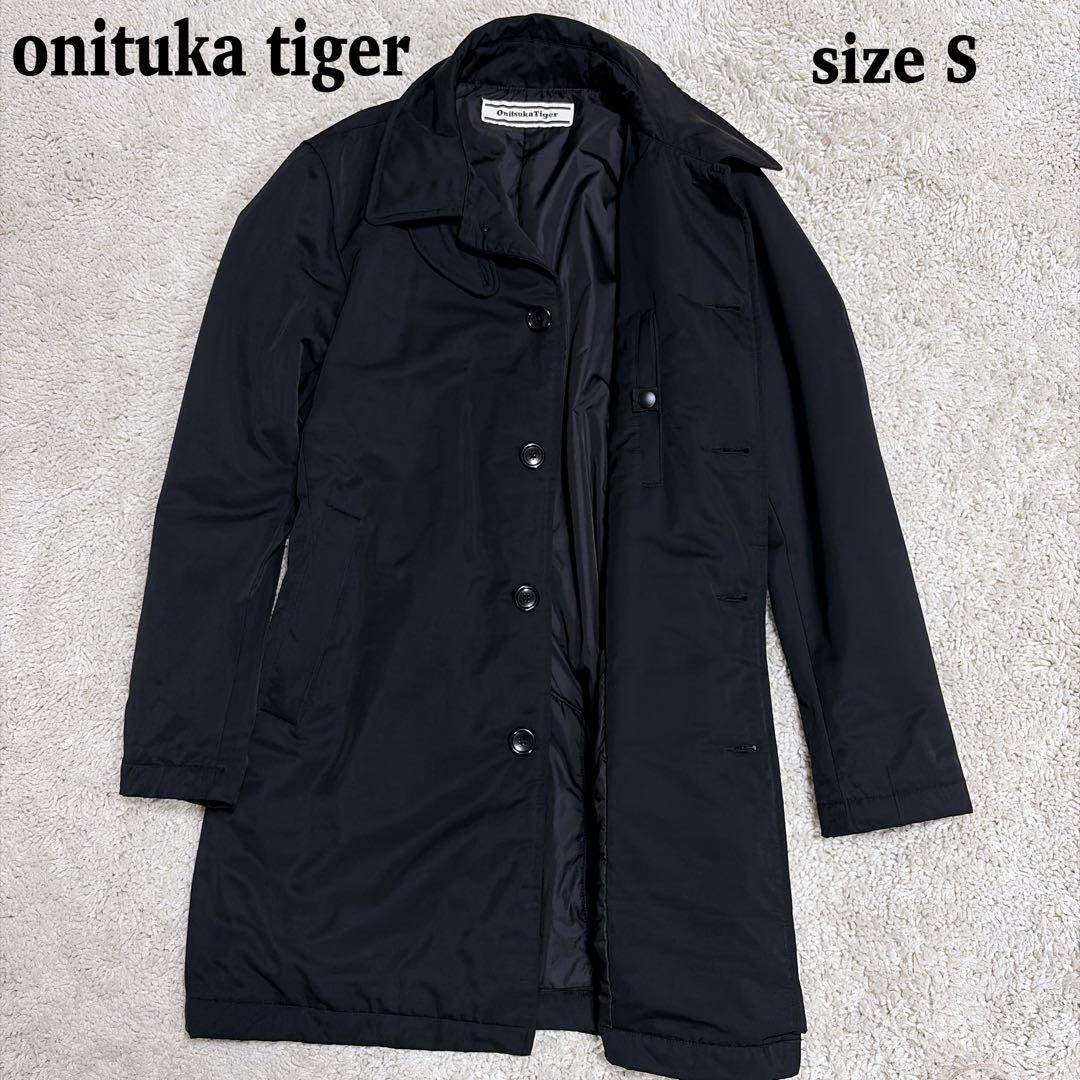 極美品✨オニツカタイガー 中綿コート 比翼 ナイロン THERMOLIFE 黒