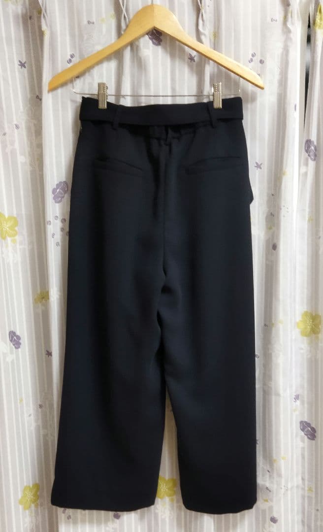 green label relaxing ネイビーパンツスーツ上下