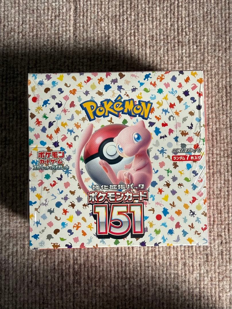 ポケモンカード151 ボックス シュリンク付き