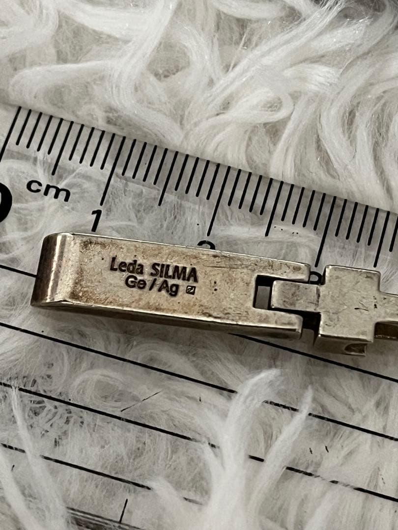 Leda SILMA レダシルマGe/Ag合金製シルバー ネックレス 55cm