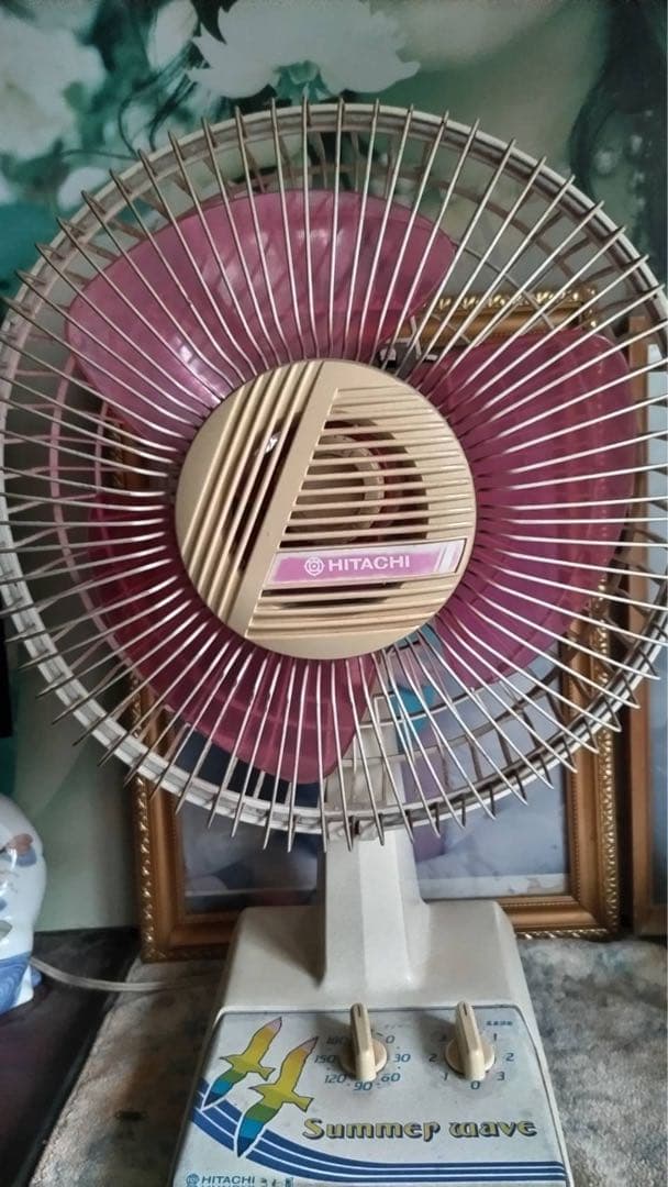 レトロ扇風機　HITACHI D-25TR