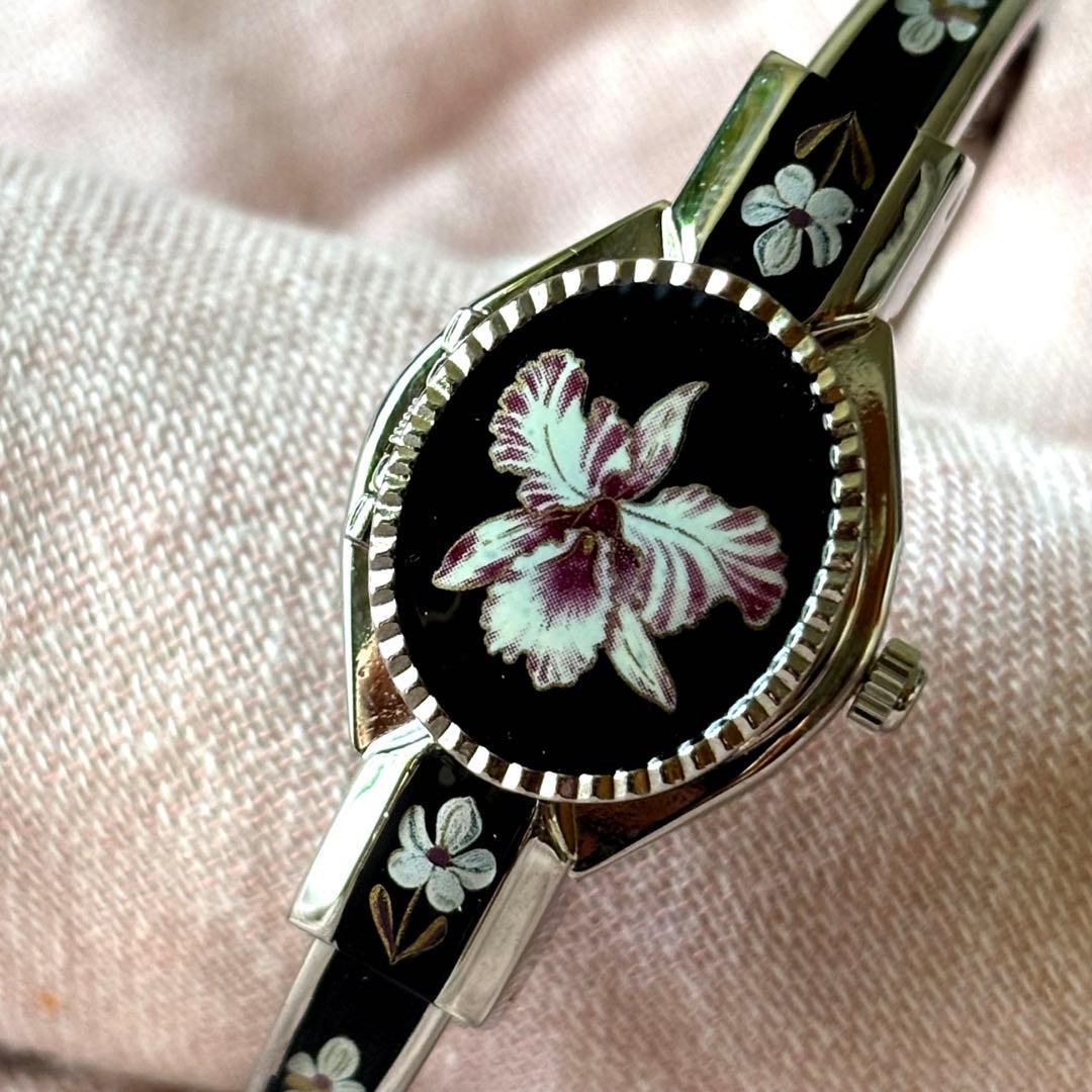 【美品】ANDRE MOUCHE アンドレムッシュ 腕時計 バングル