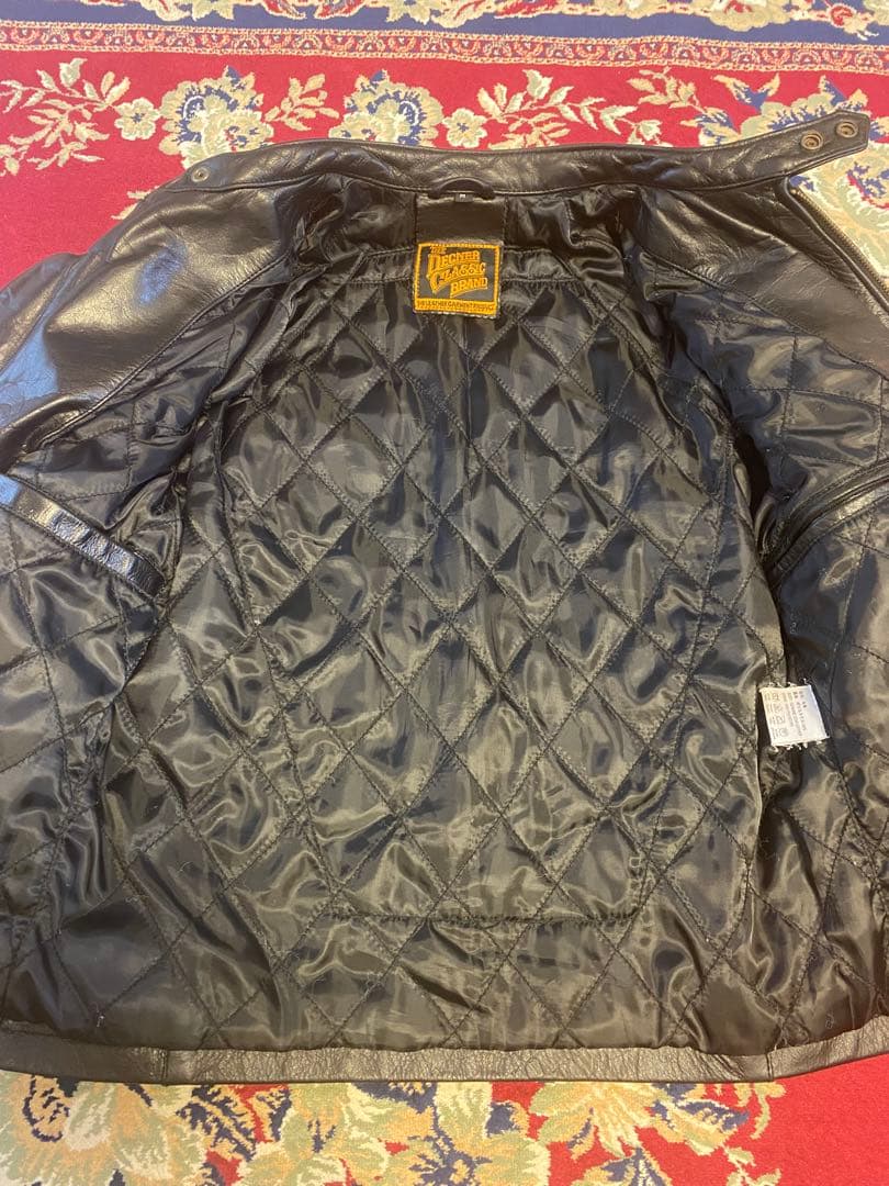 【DEGNER】レザーライダースジャケット　Mサイズ