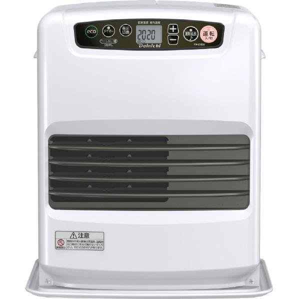 ダイニチ石油ファンヒーター【ＦＷ－Ｅ３２Ｓ４－Ｗ白】木造９畳鉄筋１２畳　新品保付
