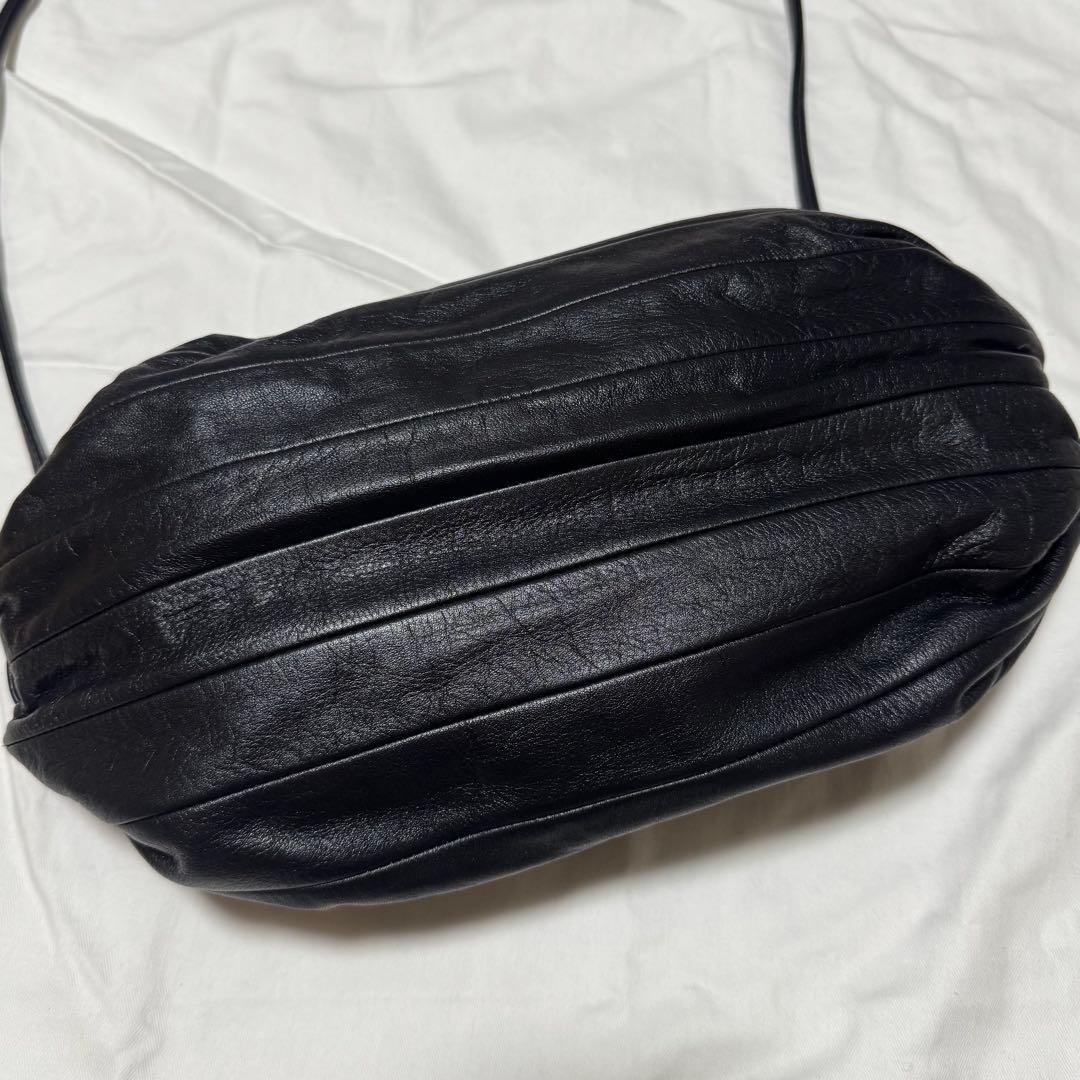 marimekko karla ブラック ショルダーバッグ