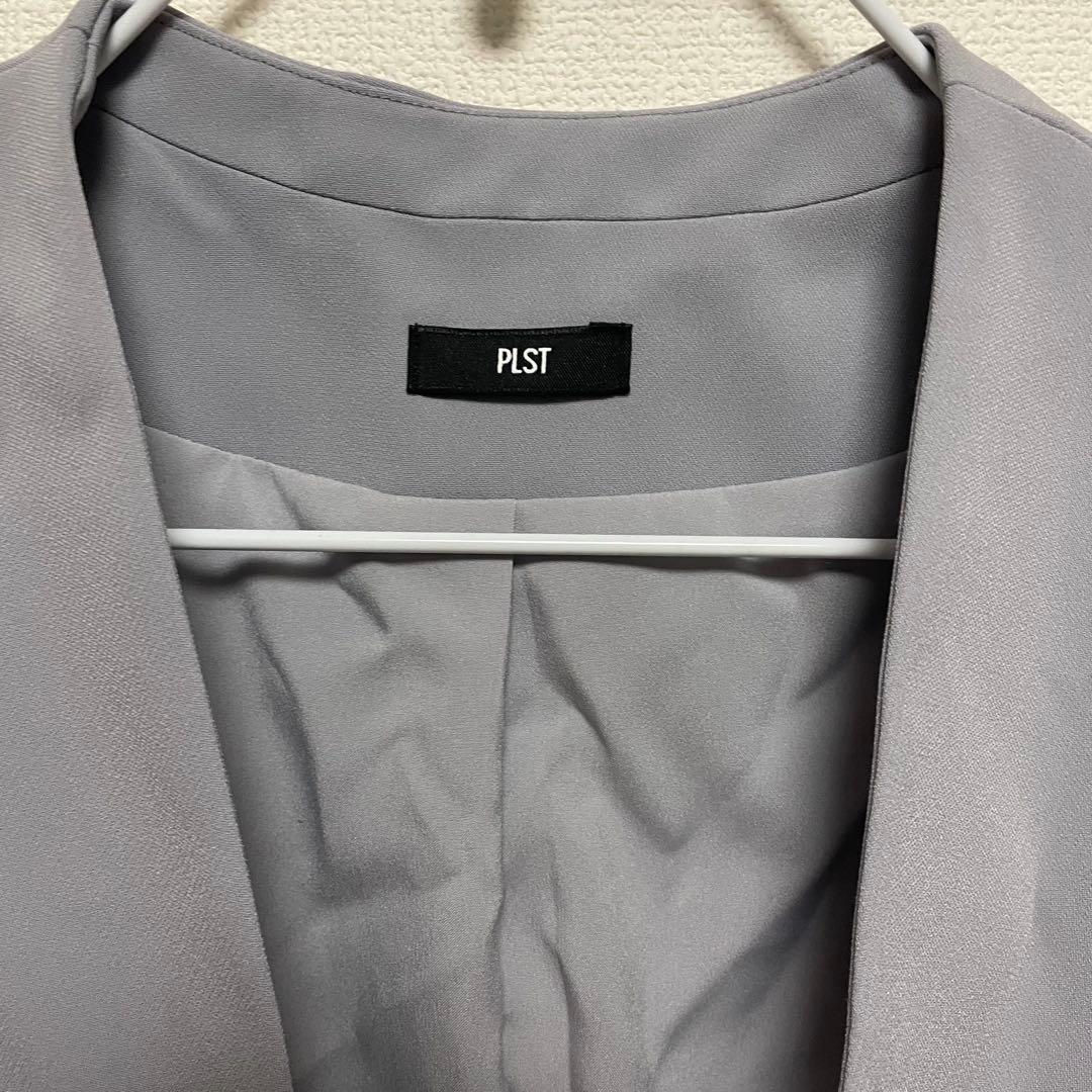 美品☆ 洗える プラステ 2024年モデル パンツスーツ ライトグレー