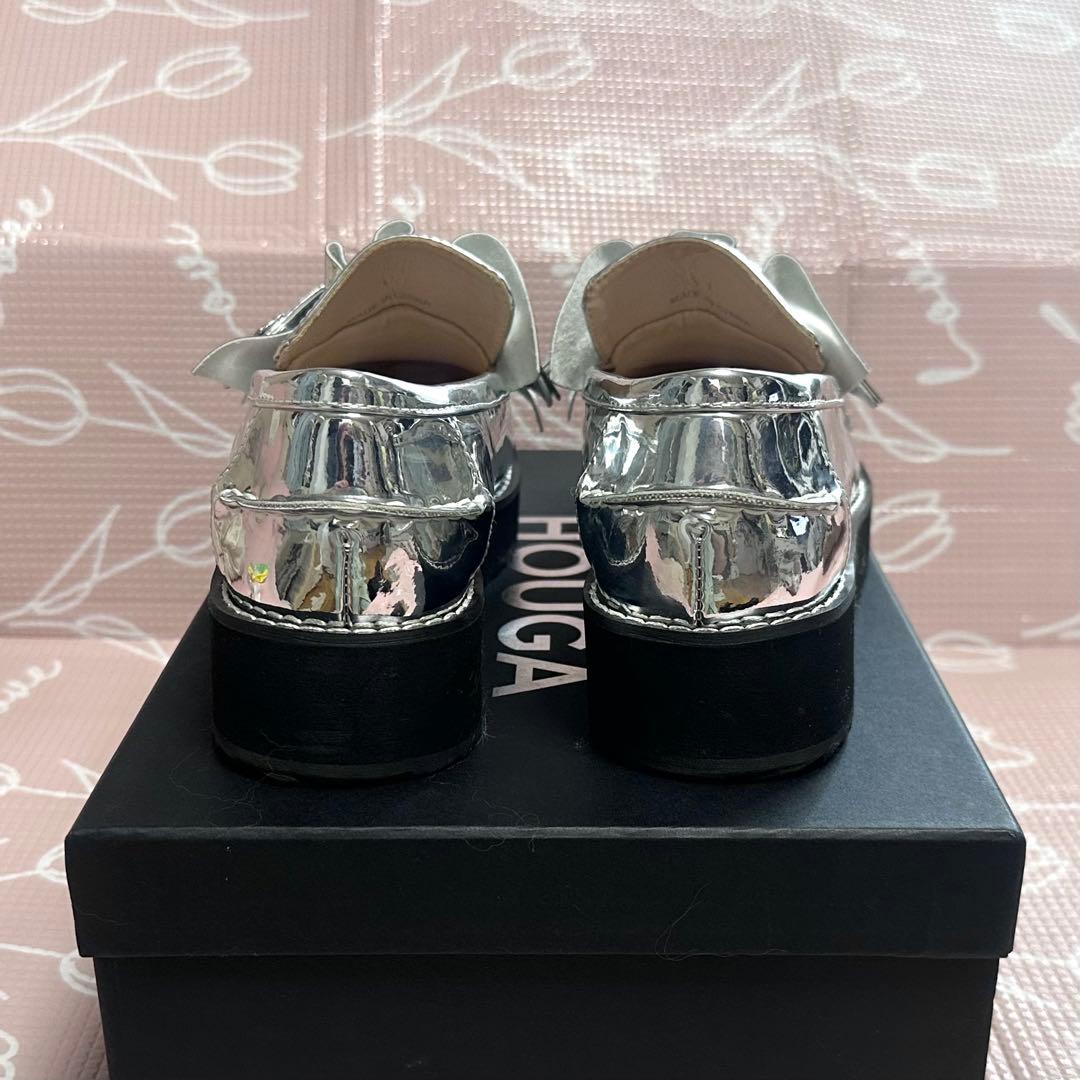週末限定値下げHOUGA day and night loaferシルバー 1