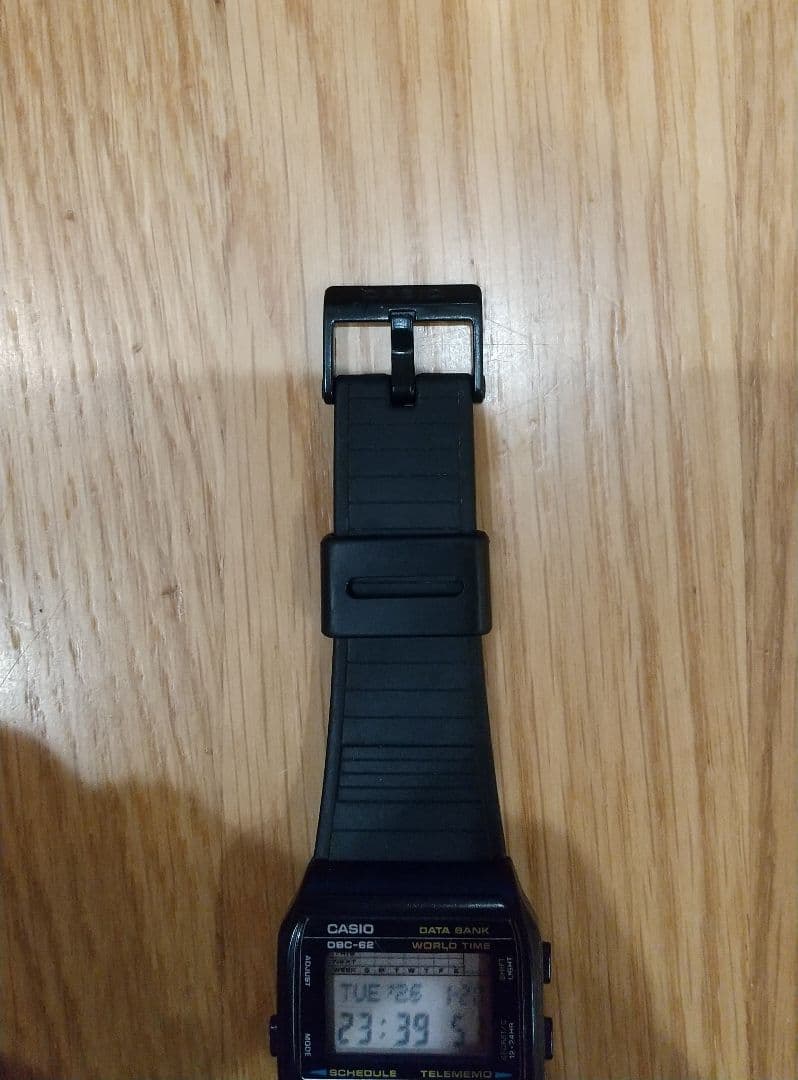 CASIO DBC-62 ブラック デジタル腕時計