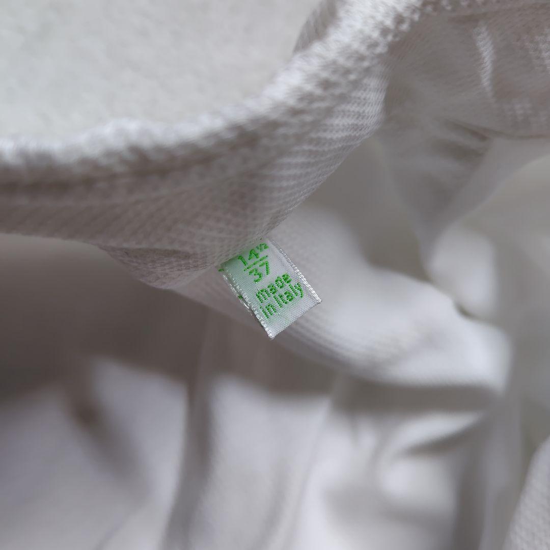 未使用に近い　現行　フィナモレ　シモーネ　コットンシャツ　凹凸　イタリア製