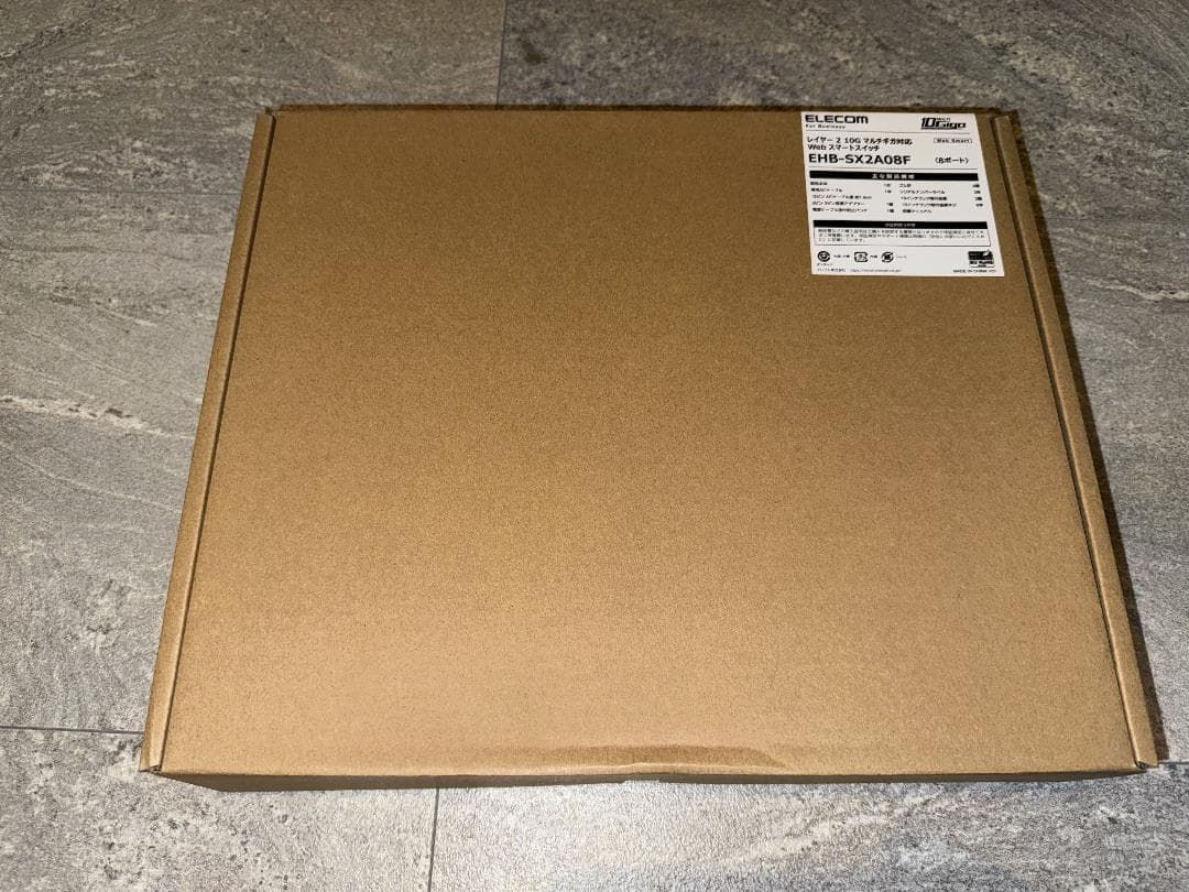 ELECOM EHB-SX2A08F 8ポート 10G スイッチングハブ　新品