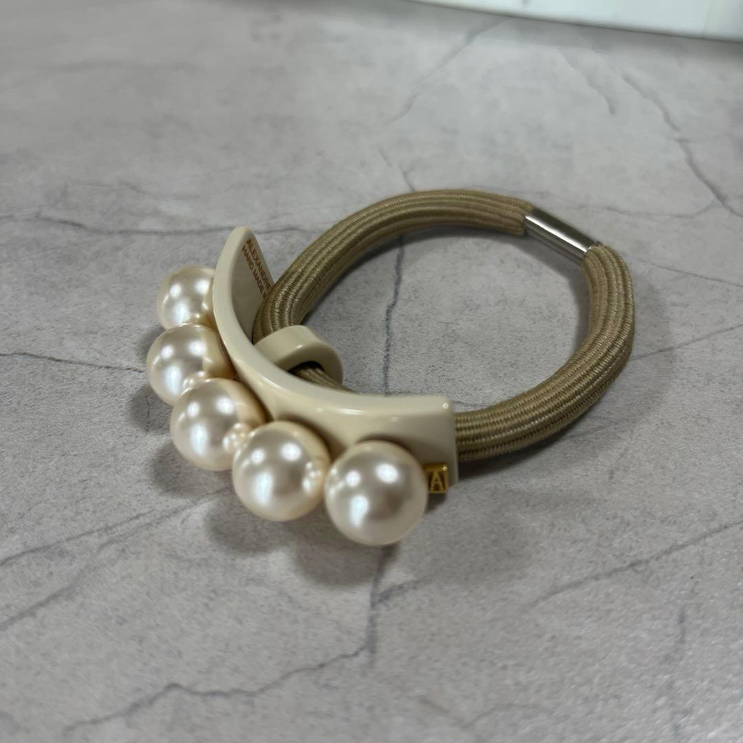 アレクサンドル ドゥ パリ　パール　ヘアゴム