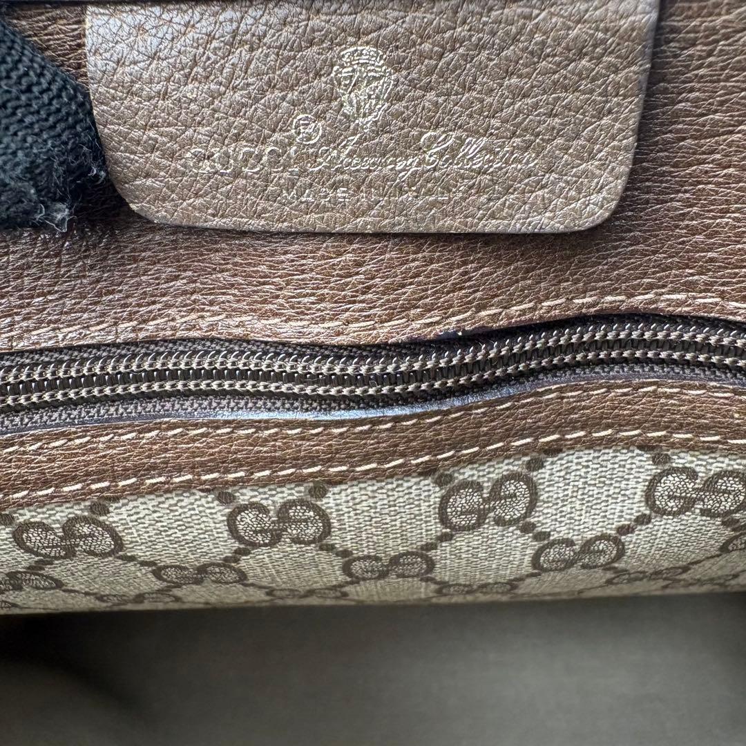 011 美品 GUCCI PVC シェリーライン トートバッグ 肩掛け ow2