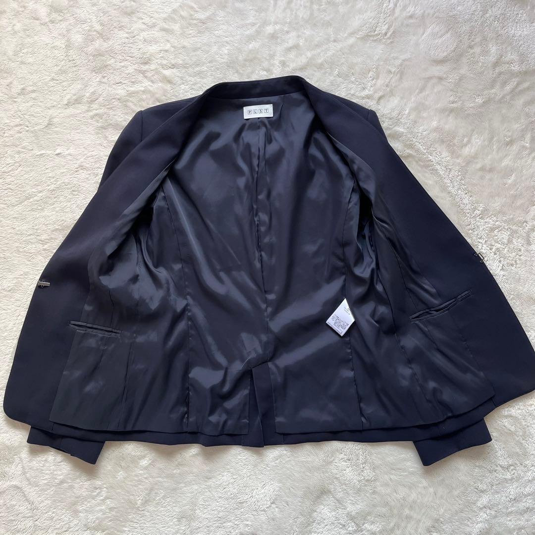 美品✨PLST ツイル2wayストレッチカラーレスジャケット　テーパードパンツM