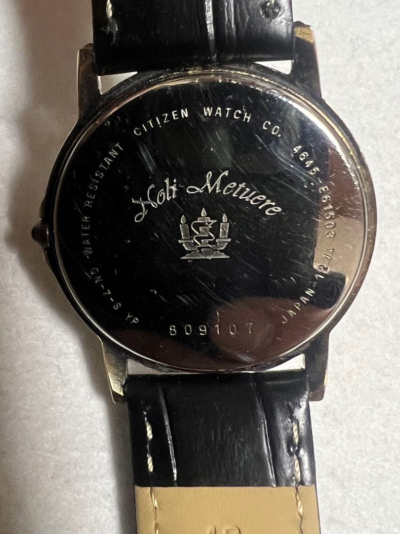 シチズン　CLUB LA MER 燻仕上げ　高精度クォーツ電池/ベルト新品