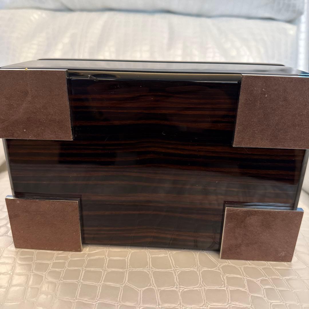 パテックフリップダークブラウン 木製時計収納ボックス