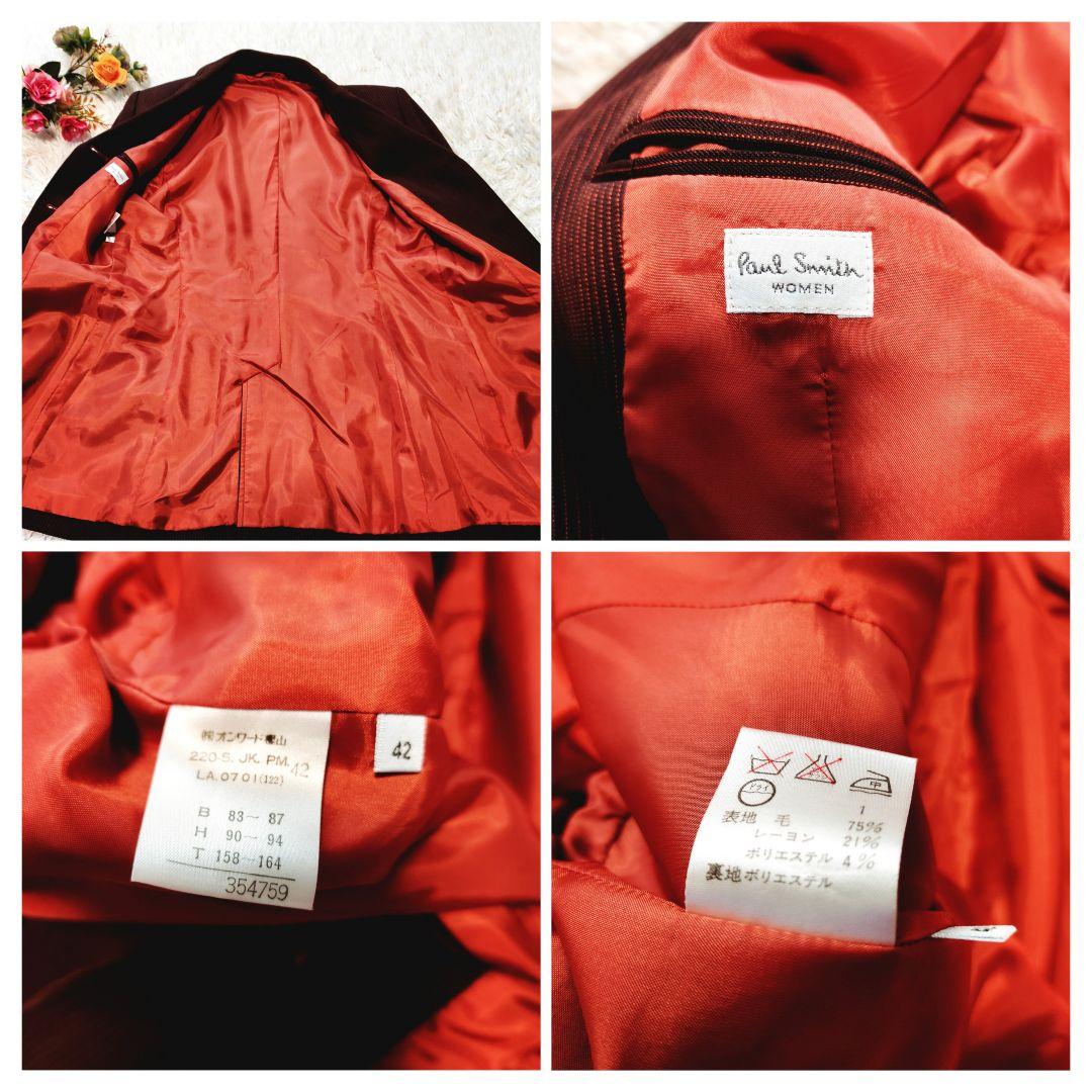 【SIZE 42】ポールスミス セットアップ スーツ スリーピース ウール XL