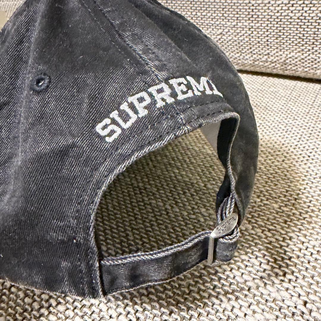 Supreme ブラックキャップ Sロゴ　25ss