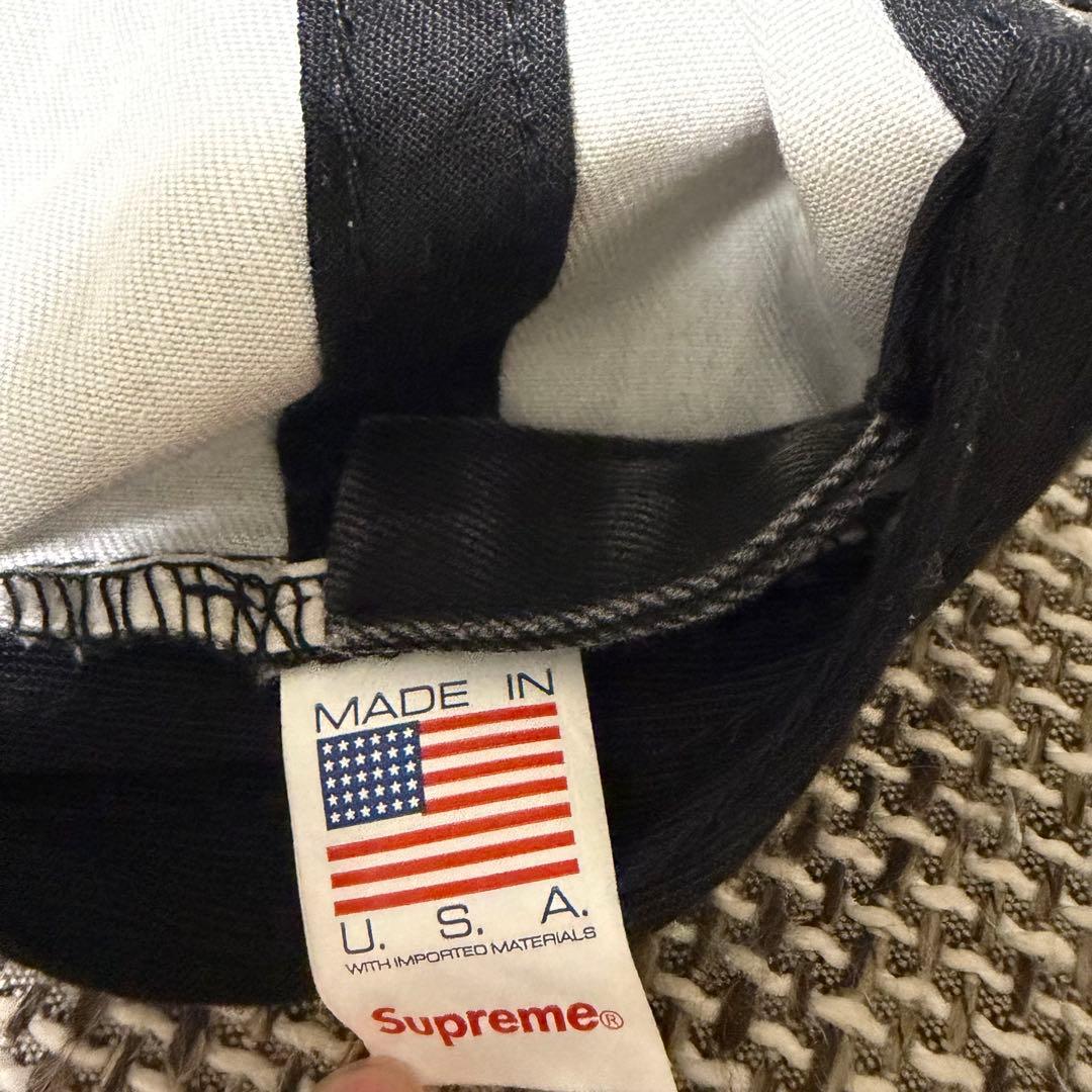 Supreme ブラックキャップ Sロゴ　25ss
