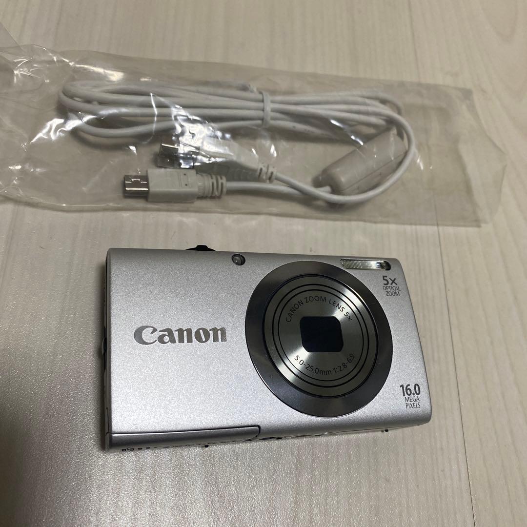 【美品_バッテリー無し】Canon PowerShot A2300 シルバー