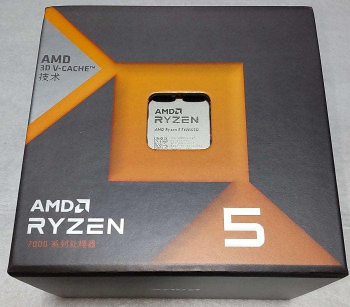 新品ゲーム用CPU RYZEN5 7600X3D 6コア12スレッドCPU