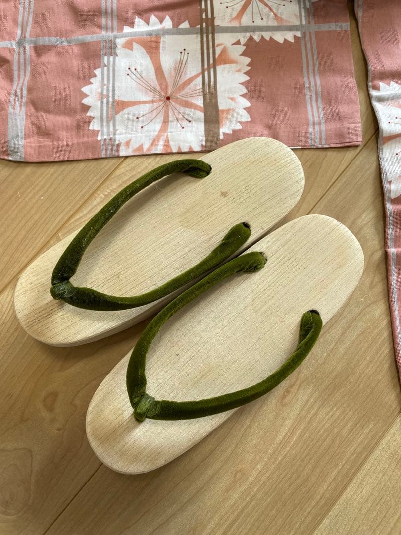 夢工房高級ブランド浴衣帯下駄小物一式 総額7万円超 美品 百貨店購入