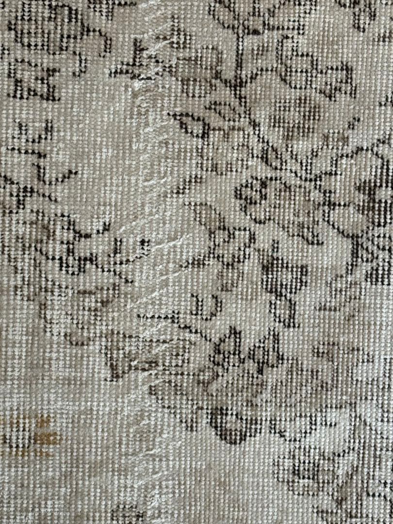 ヴィンテージラグ　トルコ　アナトリア　ウォッシュ　ベージュオーバーダイ