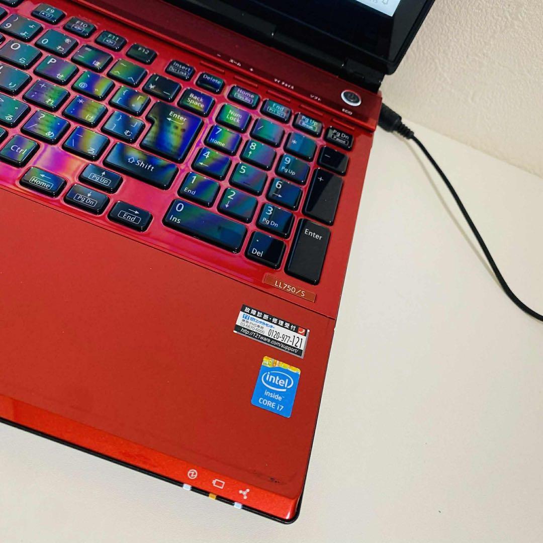 Y32 NECノートパソコン i7メモリ8G高速タッチパネル Windows11