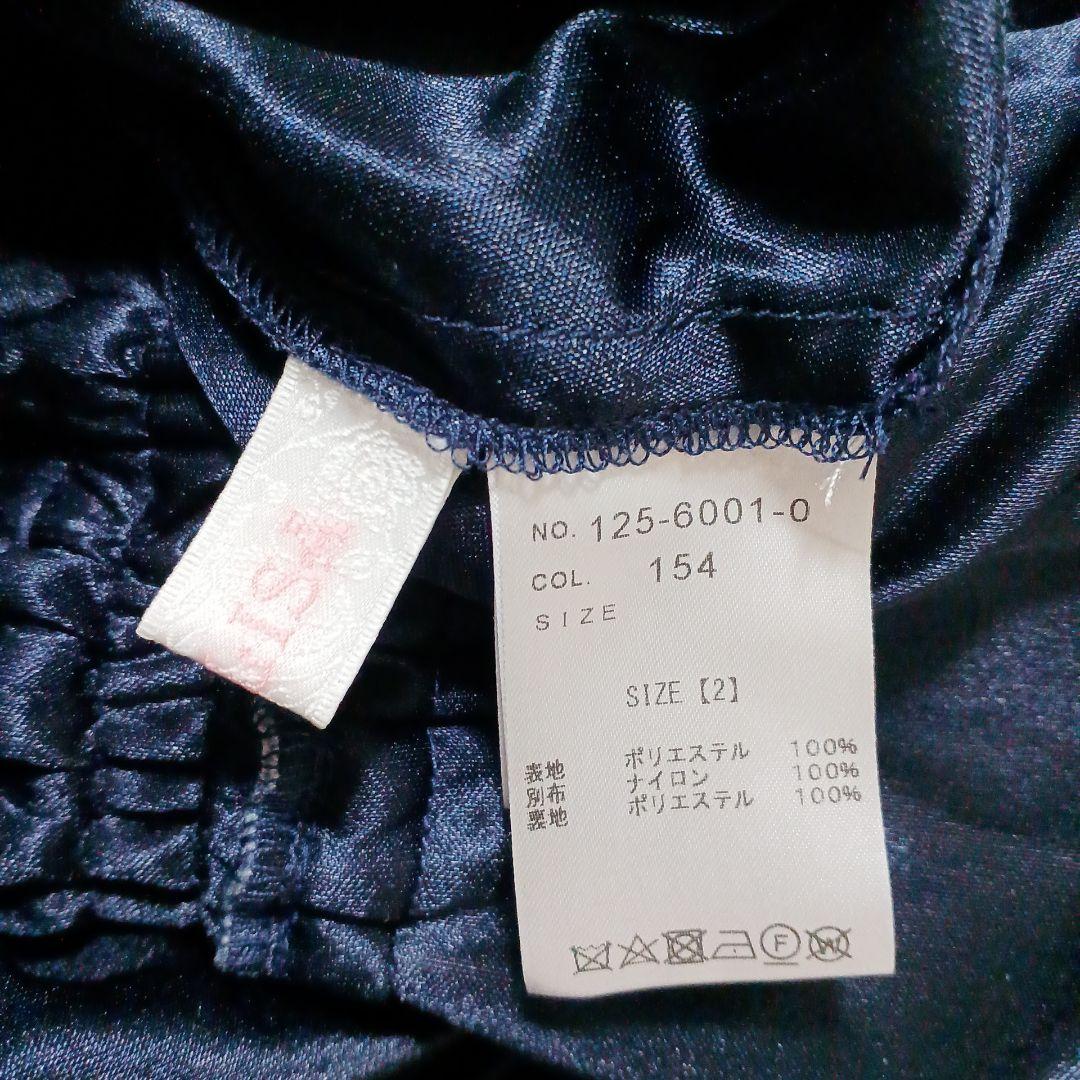 美品✨LIZ LISA リズリサ ジュエリー柄ワンピース ネイビー リボン 紺色