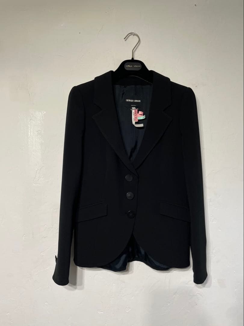 最高級 ジョルジオアルマーニ ストレッチセットアップスーツBORGO 21