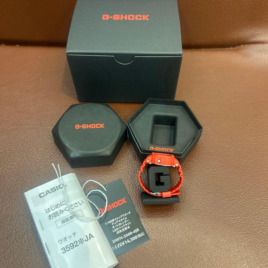 【入手困難品　新品未使用‼️】G-SHOCK DWN-5600-4JR 赤　リング