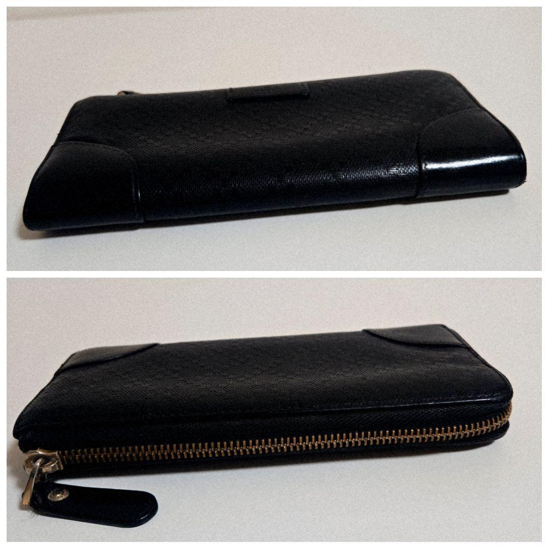 【今週末限定5,000円OFF！】GUCCI シマ/型 押し レザー長財布