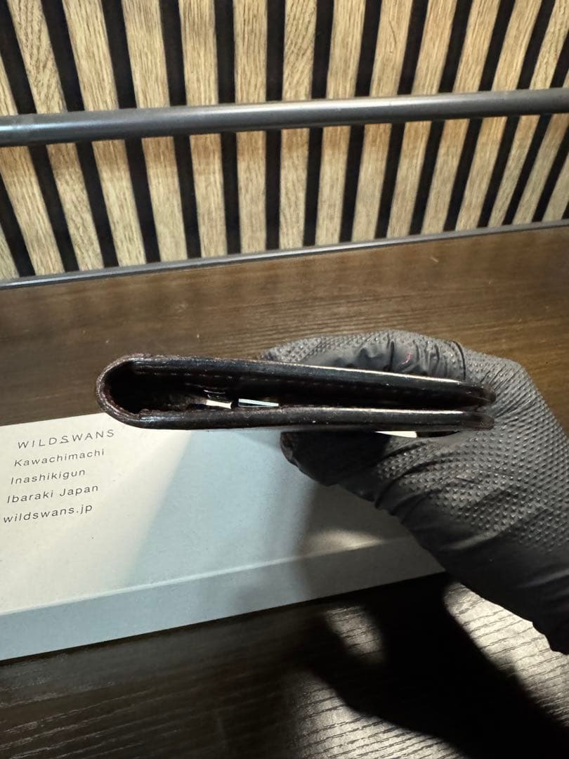 ワイルドスワンズ　長財布　ダークブラウン系　WILDSWANS SURFS I