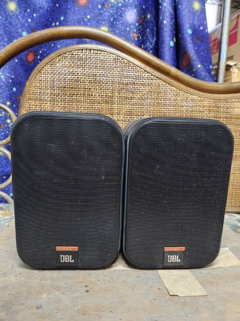 新品同様完動品！ウーファエッジ交換済！JBLコンパクトスピーカーCONTROL1