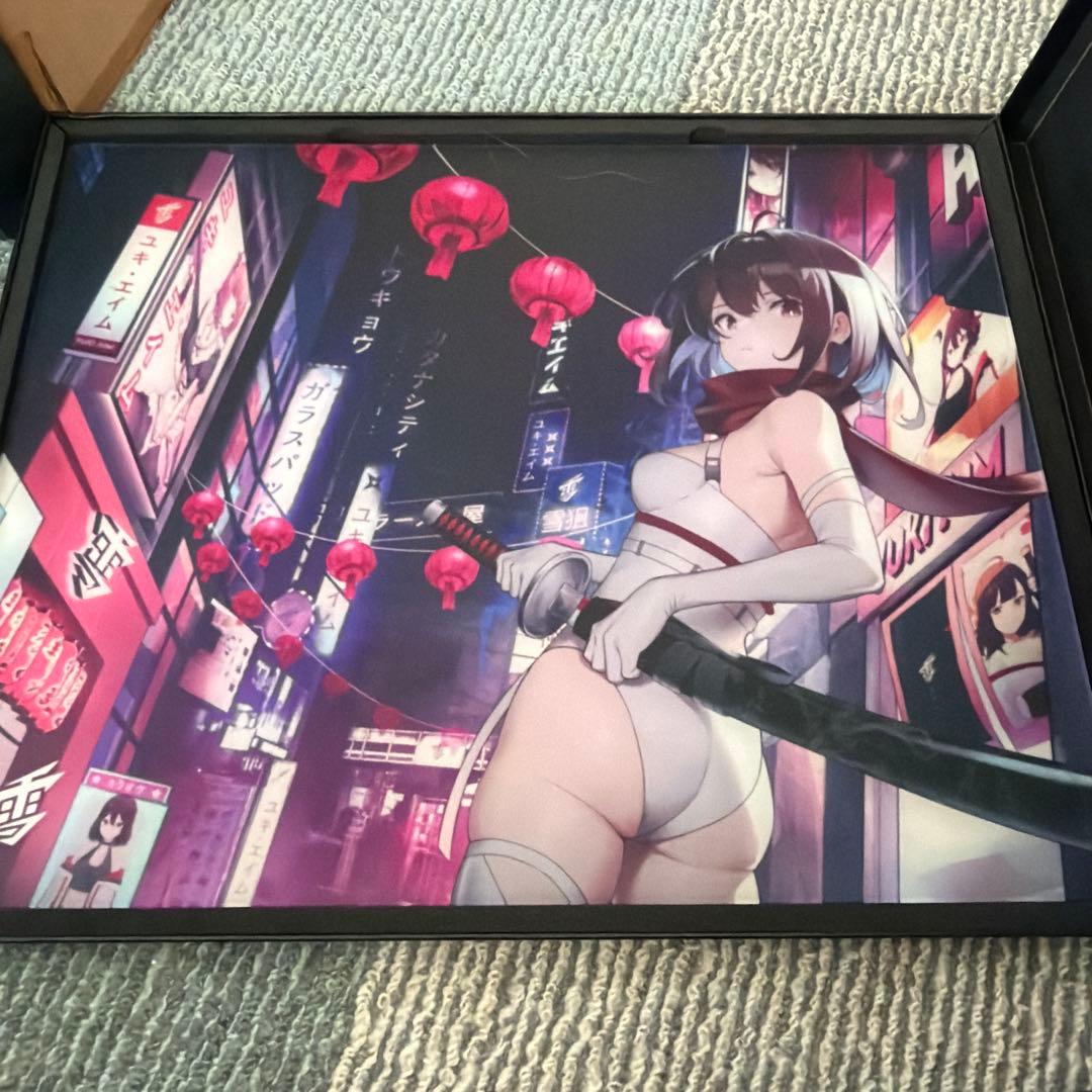 マウス・トラックボール YUKIAIM 2024 KATANA GLASS MOUSEPAD