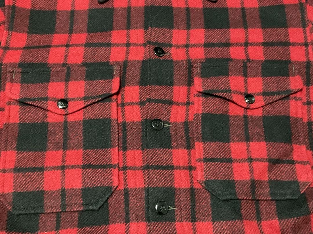 新品未使用！RRL ダブルアールエル チェックウールツイルオーバーシャツ L