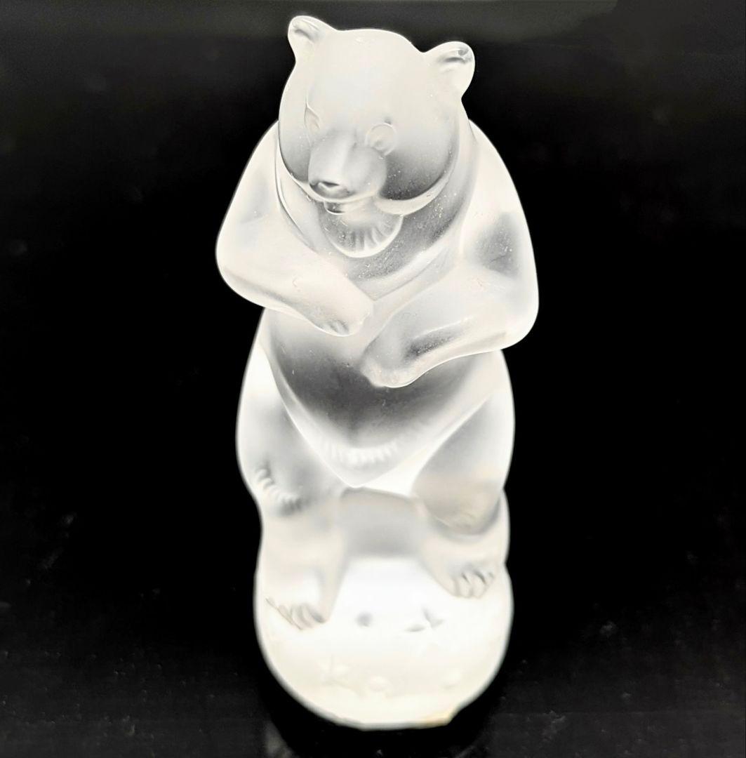 LALIQUE ラリック サーカスベア ベア クマ オブジェ クリスタル