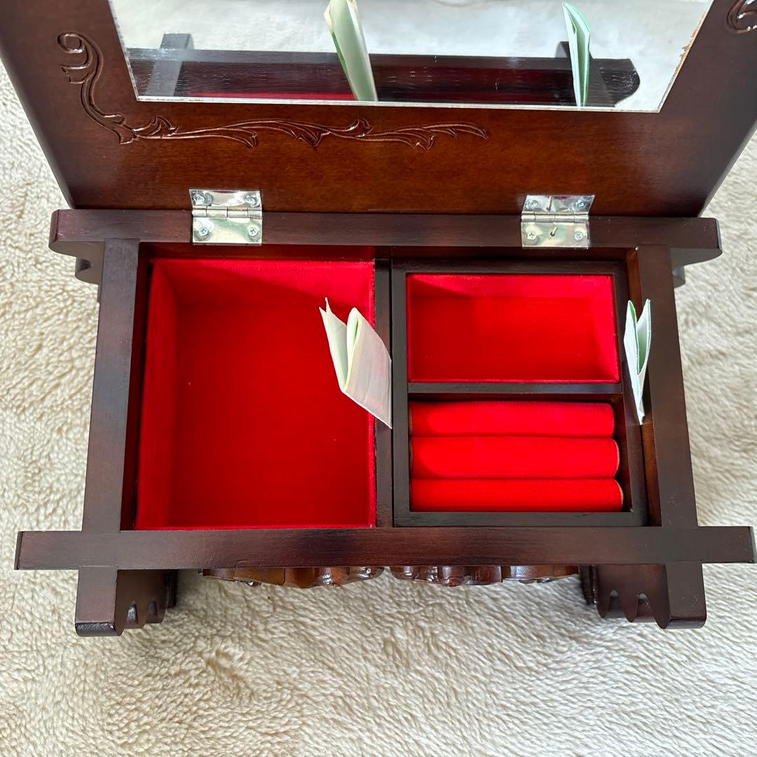 【新品未使用・ヴィンテージ】Sankyo オルゴール ジュエリーボックス　箱付き