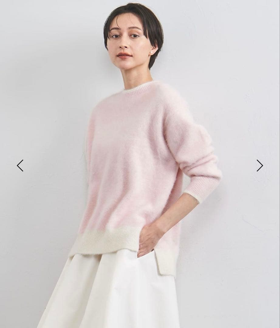 UNITEDARROWS フォックスカシミヤクルーネックニット