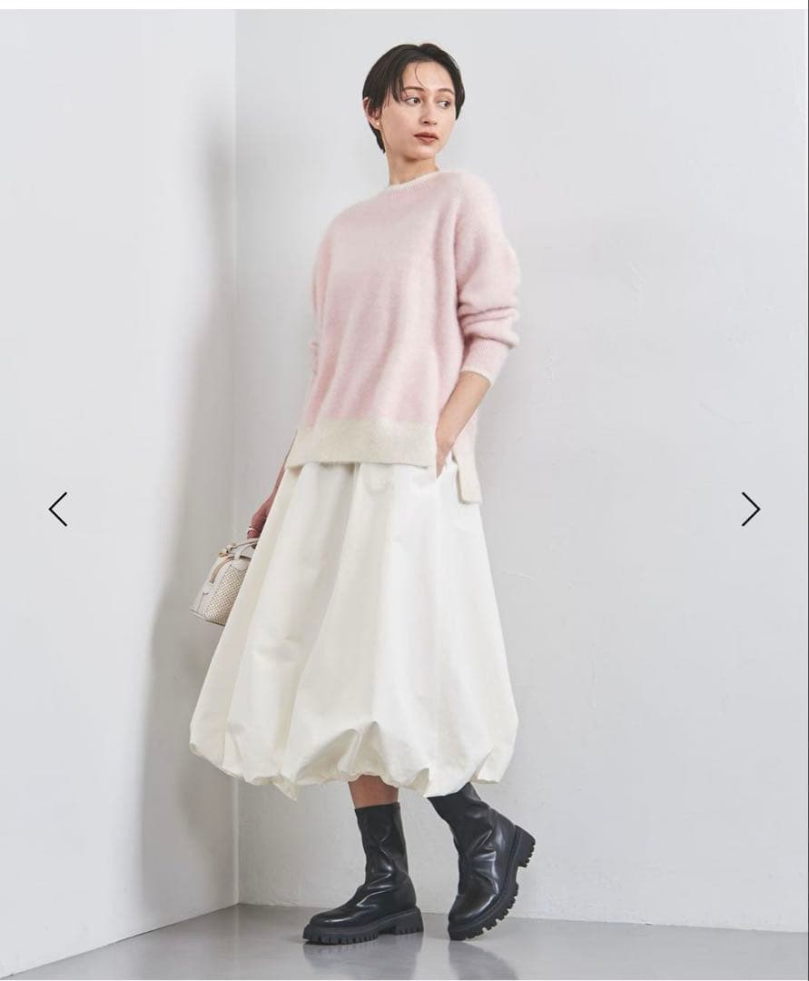 UNITEDARROWS フォックスカシミヤクルーネックニット