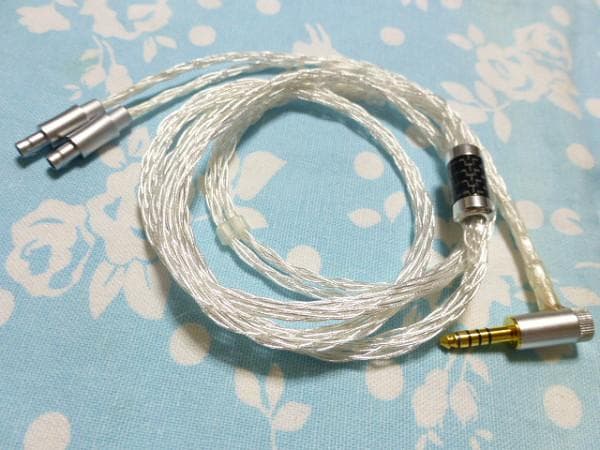 HD800 Cascade 6N銀 銀OFC 16芯 4.4mm L 125cm