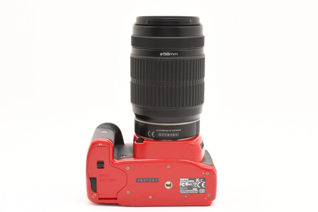 ★並品★ペンタックス K-r 55-300 レンズセット レッド #19801