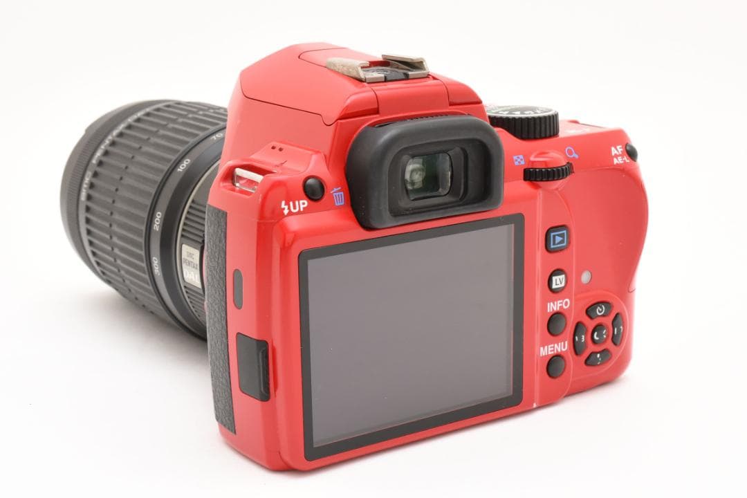 ★並品★ペンタックス K-r 55-300 レンズセット レッド #19801