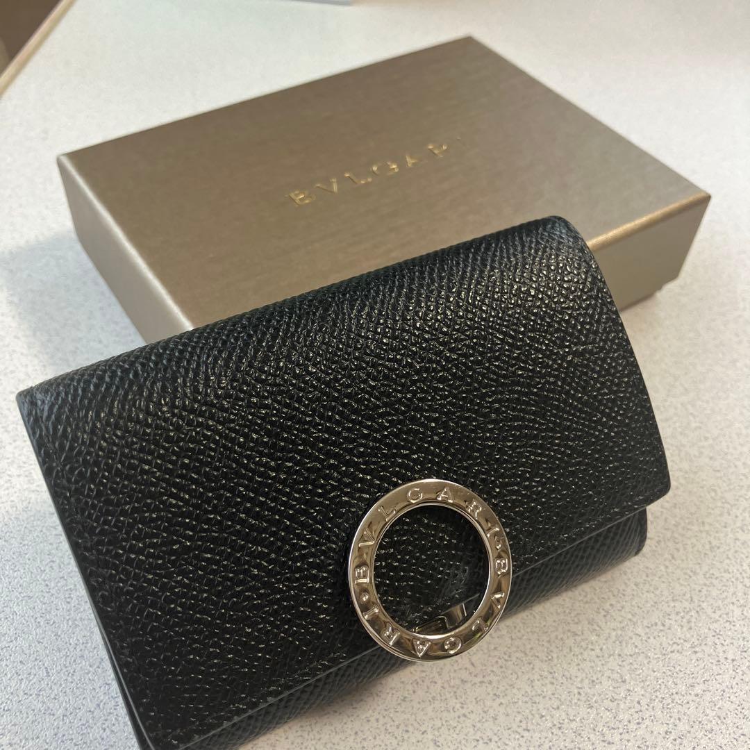 ブルガリBVLGARIブラックレザー ケース