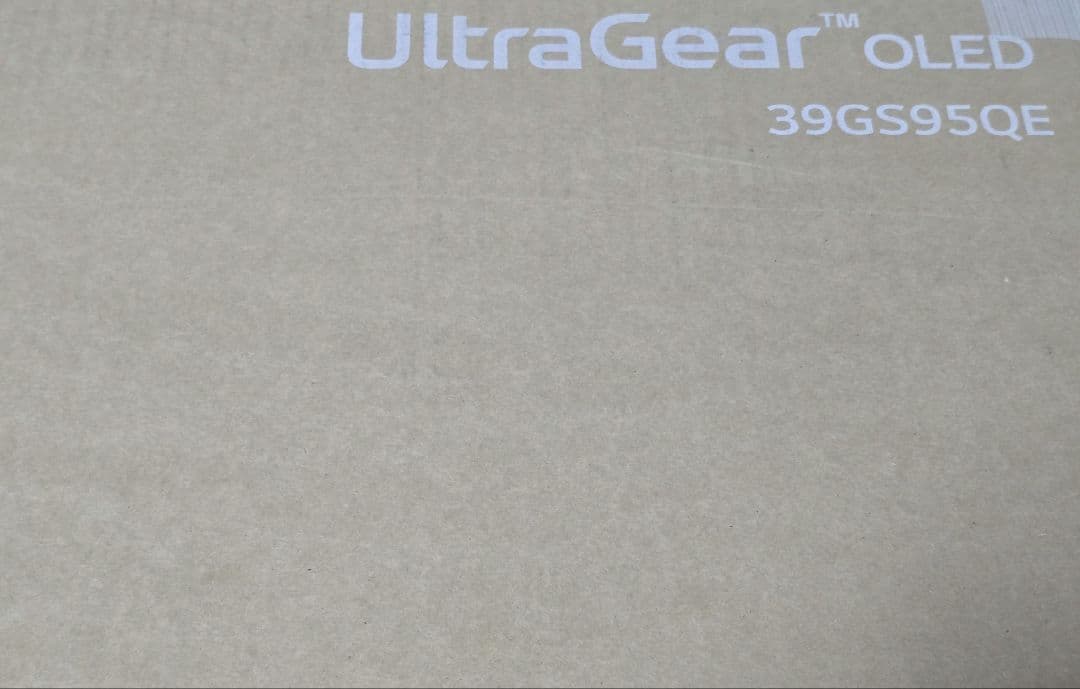 LG UltraGear 39GS95QE-B OLED 湾曲ゲーミングモニター
