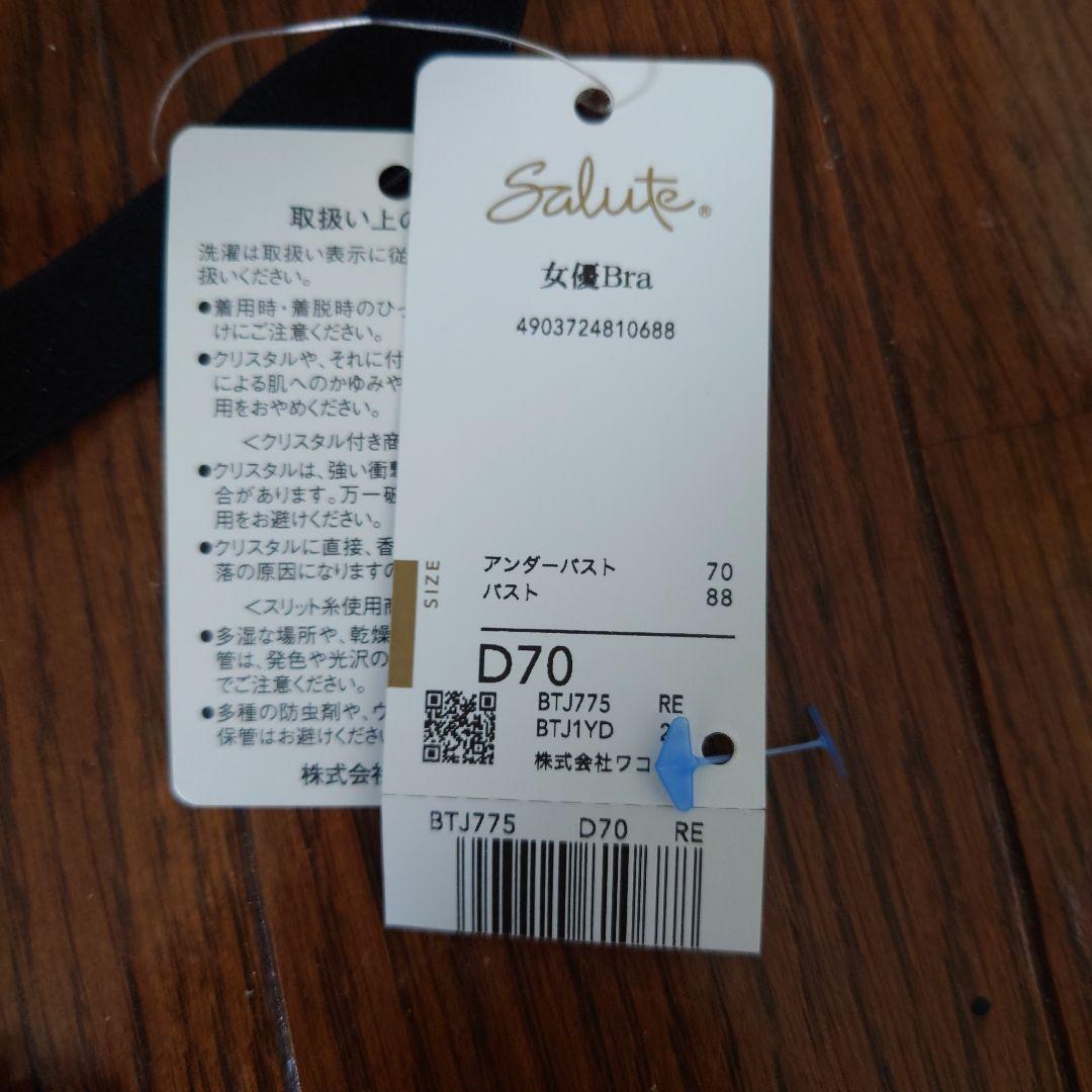 Salute　ブラジャー D70 & ショーツ M セット