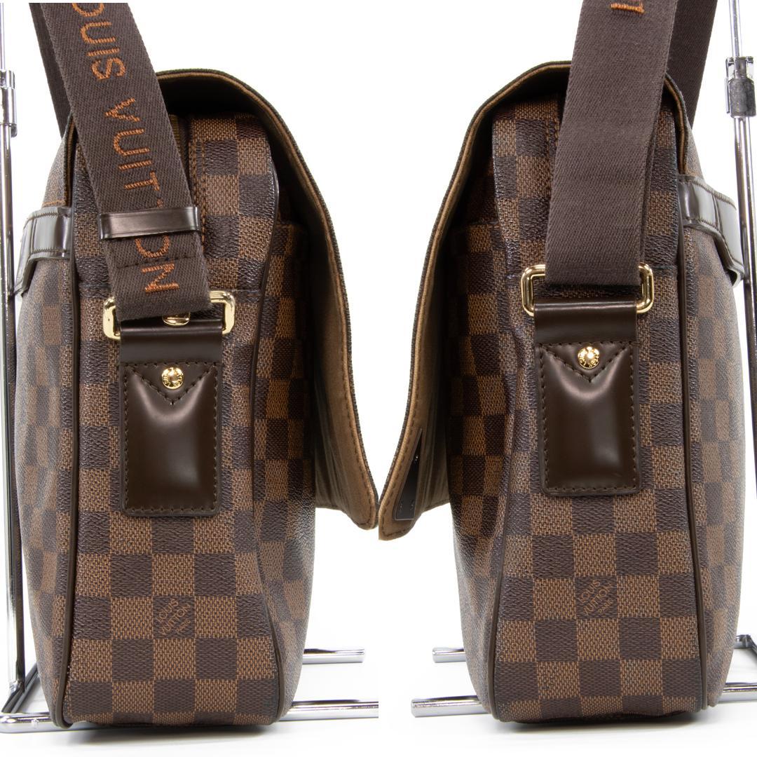 本物 ヴィトン メッセンジャーバッグ メンズ シェルトンMM ダミエ 茶色