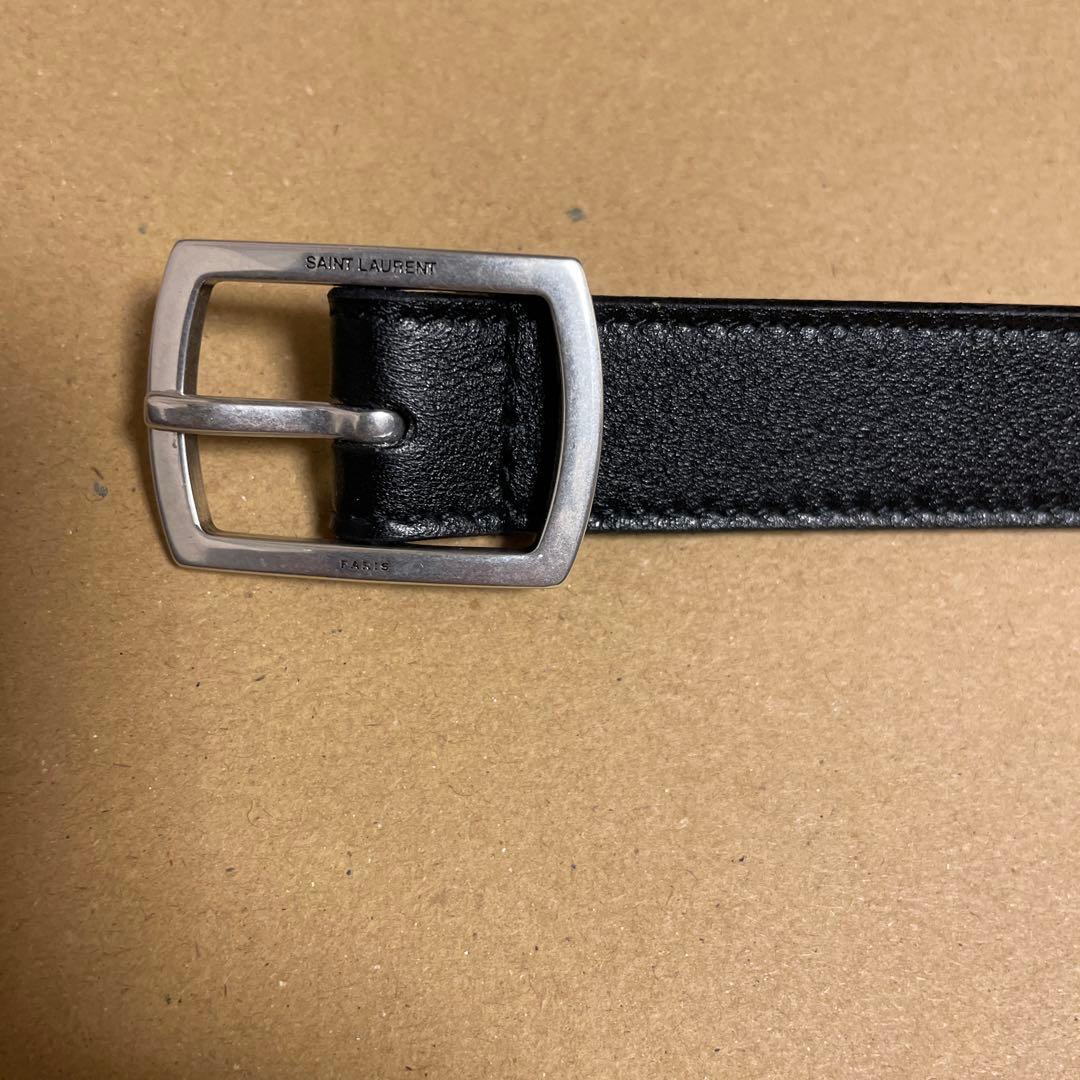 小物 SAINT LAURENT leather belt size 75