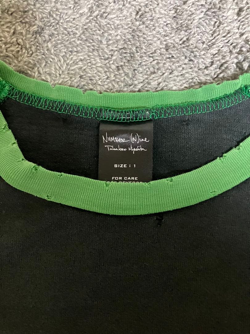 Number nine ナンバーナイン　THS期　フェンダーTシャツ　サイズ1③