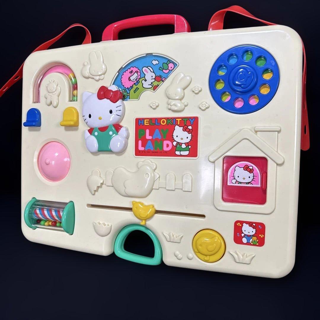 未使用ハローキティおあそびランド オルゴール付き 1991年当時物レア廃盤